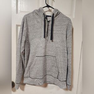 GAP Men’s Gray Pullover Hoodie | Size Medium | Casual Hooded Sweatshirt